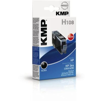 KMP Inkt vervangt HP 364 Compatibel Zwart H108 1712,8001