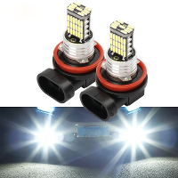 H4 H7 H8/H11 9005 9006 Pair High Brightness LED Mistlampen LED chip 45MD lens 12V autolamp bestuurder Autolamp Super Bri