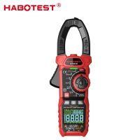 HABOTEST Digitale Stroomtang Multimeter Hoog Precisie DC Spanning en AC Stroom Meetinstrument met Achtergrondverlichting