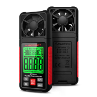 HABOTEST HT605 HT605S Digitale anemometer Wind snelheid Temperatuur Luchtvochtigheid meter Achtergrondverlichting Gegeve