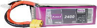 Hacker LiPo accupack 14.8 V 2400 mAh Aantal cellen: 4 35 C Softcase XT60