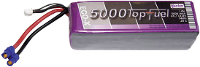 Hacker LiPo accupack 14.8 V 5000 mAh Aantal cellen: 4 20 C Softcase EC5
