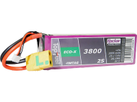 Hacker LiPo accupack 7.4 V 3800 mAh Aantal cellen: 2 20 C Softcase XT60