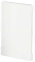 Hager BR6510069016 Eindstuk (b x d) 100 mm x 68 mm Wit 1 stuk(s)