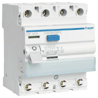 Hager CDS425D Aardlekschakelaar A 4 polig 25 A 0.03 A 400 V