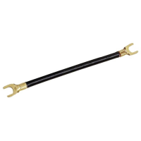 Hager K67F Hager K67F kabelbrug NYAF 6mm2 100 mm lang vork kleur: Zwart Kabelbrug 1 polig 6 mm² 1 stuk(s)