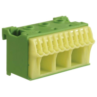 Hager KN14E PE klem Flexibel:   Massief:   1 stuk(s) Groen