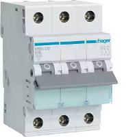 Hager MBN316 Zekeringautomaat 3 polig 16 A