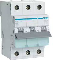 Hager MBN332 Zekeringautomaat 3 polig 32 A
