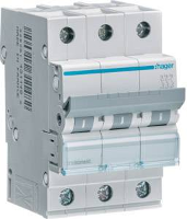 Hager MCN316 Zekeringautomaat 3 polig 16 A