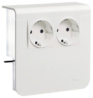 Hager Tehalit Stopcontact voor Accessoires voor elektroplintsysteem Wit 1 stuk(s)