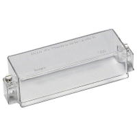 Hager U86 Hager U86 doorzichtige kap verzegelbaar voor apparaten tot 9PLE Hxbxd 55x195x50mm Cabinekap 1 stuk(s)