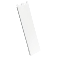 Hager UZ01Z6 Hager UZ01Z6 blinde afdekking universeel voor scheider NH000/00 vergrendelbaar Afdekplaat Kunststof Wit 1 stuk(s)