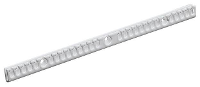Hager VZ408 Kabelafvoerrail Metaal Grijs 1 stuk(s)
