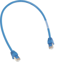 Hager ZZ45WAN150 RJ45 Netwerkkabel, patchkabel 1.5 M Blauw 1 stuk(s)