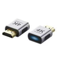 HAGIBIS 4K HD Dummy Plug DisplayPorts EDID Emulator Headless Adapter Virtueel Scherm Ondersteunt 4K 60Hz 2K 60Hz 1080P 1