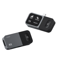 Hagibis GA10 Draadloze USB C Zender  en Ontvangerkit HD videoversterker Spiegelingsdongle voor telefoon tablet laptop mo