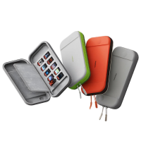 HAGiBiS Switch Opbergkoffer Schokbestendige Harde Cover met Onafhankelijke TF Kaart Opslaglaag L900D Oxford Doek Rits Ta