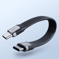Hagibis USB4 Gegevenskabel 40Gbps USB C naar C Korte Kabel PD 240W 8K 60Hz voor TB3/4 15 Pro Max SSD Power Bank