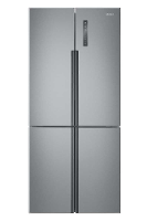 Haier HTF 452DM7 amerikaanse koelkasten   Aluminium