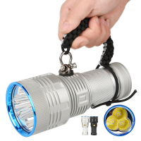 HaikeLite MT09R 3x XHP70.2 25000LM High Lumen Momentary Searching Flashlight 750M Long Shoot LED Torch Power By 18650 Ba