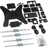 Haldis 3D Black Knight Ender 3 V2/Ender 3 Pro 3D Printer upgraded Timing Belt & Screws Kit voor originele met / zonder l