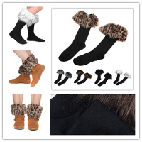 Half Long Faux Fur Stockings