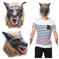 Halloween Horror Devil Dances Full Wolf Mask Or Wolf Gloves