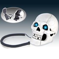 Halloween Skull Led Eyes Designer Novelty Home Phone Telephone