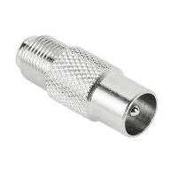 Hama 00043456 Hama Sat Adapter F Koppeling   Antennestekker Satelliet