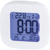 Hama 00186372 Wekker Zendergestuurd Wit Alarmtijden 1