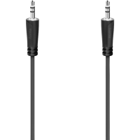 Hama 00205116 Jackplug Audio Aansluitkabel [1x Jackplug male 3,5 mm   1x Jackplug male 3,5 mm] 5 m Zwart