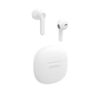 Hama Action One On Ear koptelefoon Bluetooth Wit Oplaadbox Telefoon
