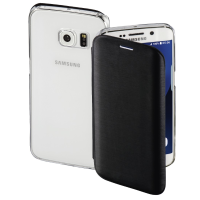Hama Clear Booklet Geschikt Voor Model (gsms): Samsung Galaxy S7 Edge Zwart
