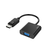 Hama 00200337 DisplayPort / VGA Adapter [1x Britse stekker   1x DisplayPort stekker] Zwart