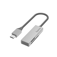 Hama Externe geheugenkaartlezer USB C Zilver