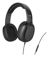 Hama Fun II Over Ear koptelefoon Kabel Zwart
