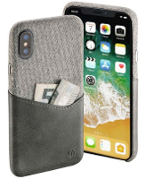Hama Gentle GSM backcover Geschikt voor model (GSMs): Apple iPhone X, Apple iPhone XS Lichtgrijs