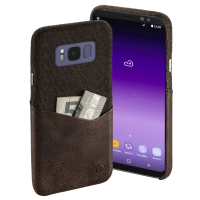 Hama Gentle GSM backcover Geschikt voor model (GSMs): Samsung Galaxy S8 Donkerbruin