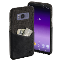 Hama Gentle GSM backcover Geschikt voor model (GSMs): Samsung Galaxy S8 Zwart