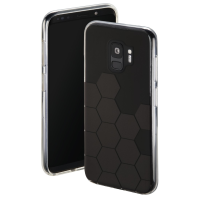 Hama Hexagon GSM backcover Geschikt voor model (GSMs): Galaxy S9 Zwart