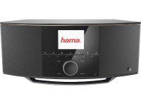 Hama IR150MBT Internet Tafelradio AUX, USB, Bluetooth, WiFi Geschikt voor DLNA, Multiroom ondersteuning, Spotify Zwart
