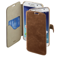 Hama Prime Line Booklet Geschikt Voor Model (gsms): Samsung Galaxy S6 Bruin