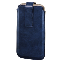Hama Slide L GSM sleeve Binnenafmetingen (bxhxd): 70 x 125 x 12 mm Universal Blauw