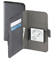 Hama Smart Move Carbon Gr. XXL Booklet Geschikt voor max. (Smartphone) 14,7 cm (5,8) Universal Grijs