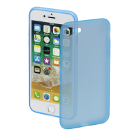 Hama Soft Touch GSM backcover Geschikt voor model (GSMs): Apple iPhone 7, Apple iPhone 8 Blauw