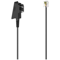 Hama Telefoon (analoog) Aansluitkabel [1x TST stekker   1x RJ12 stekker 6p6c] 3 m Zwart