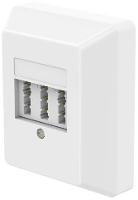 Hama Telefoonaansluitdoos Telefoon Opbouw (op muur) Wit
