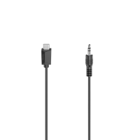 Hama USB 2.0 Adapter [1x Audio, stereo (3,5 mm aansluiting)   1x USB C stekker] 0.75 M