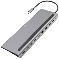 Hama USB C dockingstation Geschikt voor merk (dockingstation): Universeel USB C Power Delivery